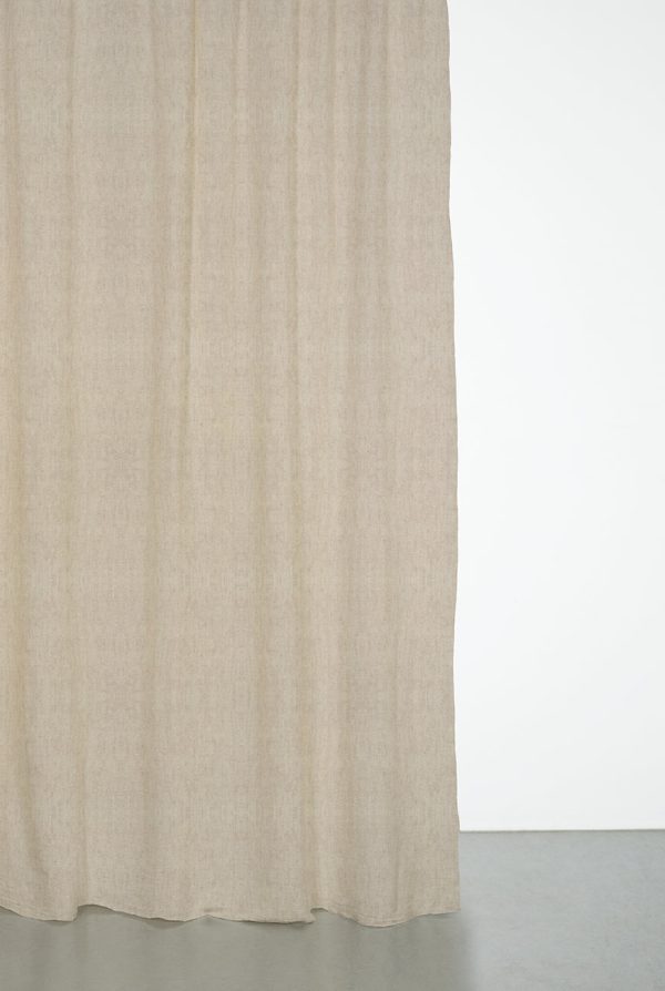 Recycled Wool Curtains Mid-Weight in Beige Colour Sale