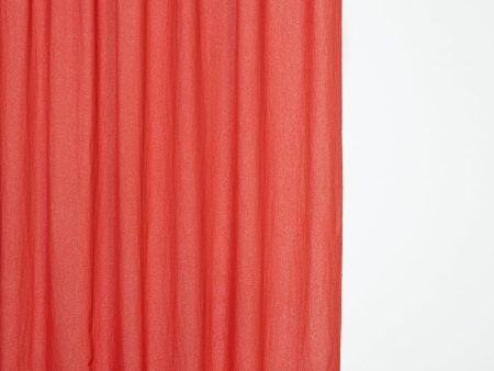 Recycled Wool Curtains Mid-Weight in Paprika Colour Online Hot Sale