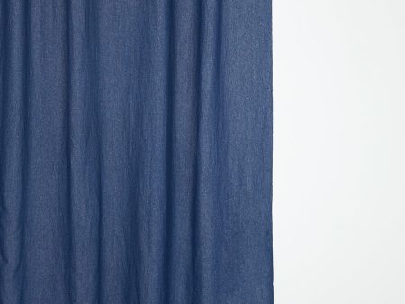 Recycled Wool Curtains Mid-Weight in Marine Blue Colour For Discount