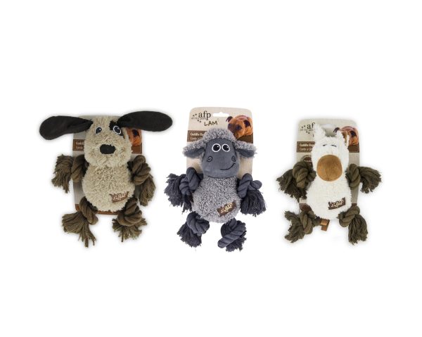 AFP LAMBSWOOL CUDDLEY ROPE ANIMAL Discount