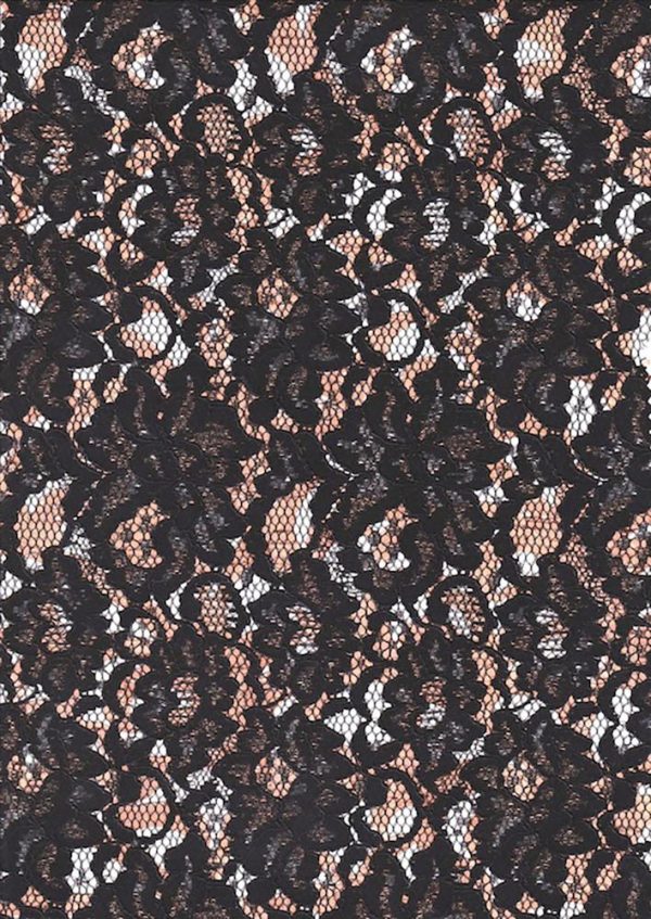 Cork and Lace Fabric  Juana - Haute Couture Collection - SALE For Discount