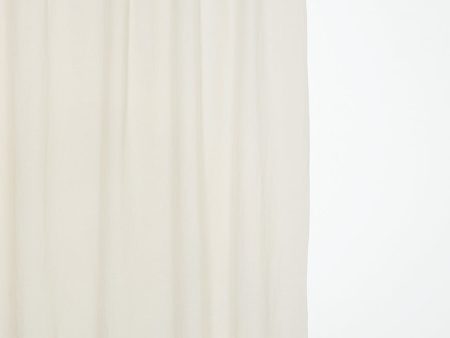 Recycled Wool Curtains Mid-Weight in Natural White Colour Hot on Sale