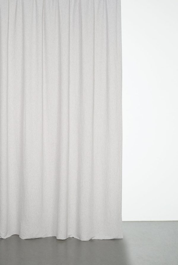 Recycled Wool Curtains Mid-Weight in Light Grey Colour Hot on Sale