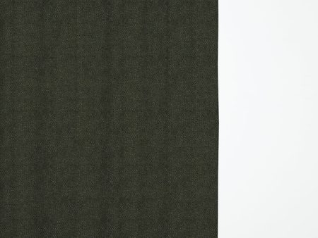 Recycled Wool Curtains Mid-Weight in Forest Green Colour For Discount