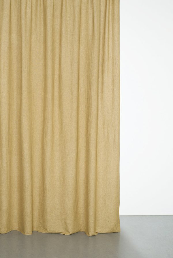 Recycled Wool Curtains Mid-Weight in Hazel Colour on Sale