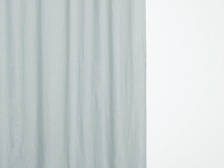 Recycled Wool Curtains Mid-Weight in Pigeon Blue Colour Discount