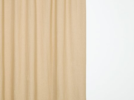 Recycled Wool Curtains Mid-Weight in Almond Colour Fashion