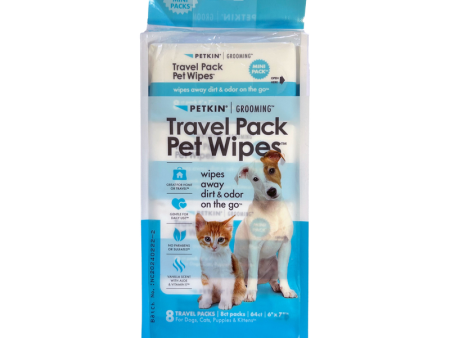 PETKIN TRAVEL PACK PET WIPES on Sale