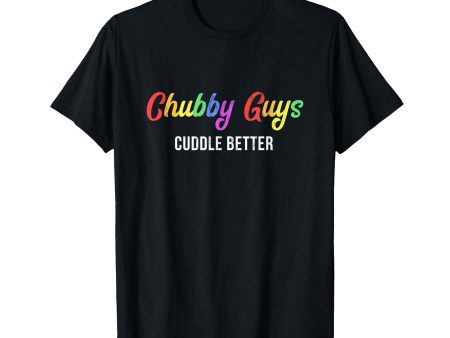 180g cotton round neck single side printed t-shirt, chubby guy hug better funny gay bear pride gift t-shirt, casual t-shirt for men and women, perfect t-shirt for holiday gift, Christmas gift, 2025 gift, New Year gift For Discount