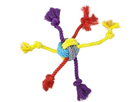 D TOY ROPE SPIDER TUG 30CM Online now