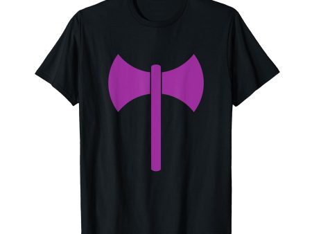 180g cotton round neck single side printed t-shirt, Labrys symbol lesbian feminism axe pagan feminist weapon gay t-shirt, casual t-shirts for men and women, perfect t-shirt for holiday gifts, Christmas gifts, 2025 gifts, New Year gifts Discount