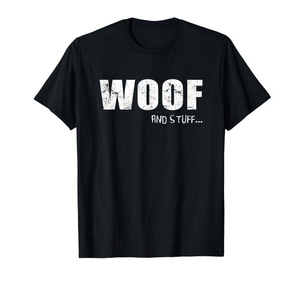 180g Cotton Round Neck Single Side Printed T-Shirt, Gay Bear Pride T-Shirt - Woof And Stuff T-Shirt, Casual T-Shirt for Men and Women, Perfect T-Shirt for Holiday Gifts, Christmas Gifts, 2025 Gifts, New Year Gifts Online now