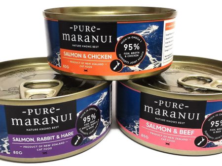 PURE MARANUI CAT FOOD 85g TINS Fashion