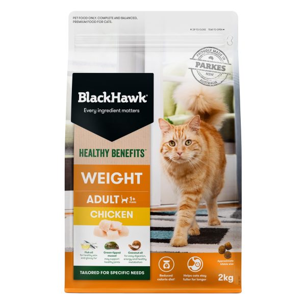 BLACK HAWK HEALTHY BENEFITS CAT WEIGHT CHICKEN For Discount