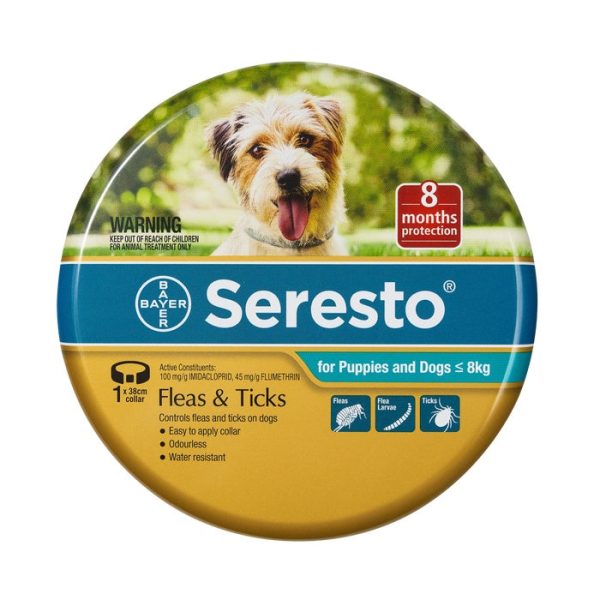 SERESTO PUPPY & SMALL DOG FLEA AND TICK COLLAR on Sale