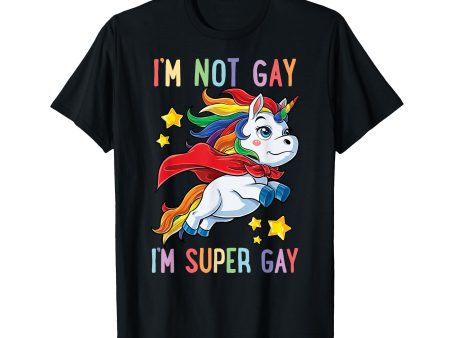 180g cotton round neck single side printed t-shirt, LGBTQ unicorn super gay pride LGBT ally rainbow flag vintage t-shirt, casual t-shirt for men and women, perfect t-shirt for holiday gift, Christmas gift, 2025 gift, New Year gift Online now