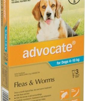 Advocate Flea Treatment For Dogs 4-10kg - 3 Pack Supply