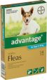 Advantage Flea Treatment For Dogs 4-10kg - 4 Pack Online now