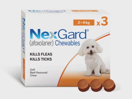 NEXGARD CHEWABLE TABLET FLEA & TICK 3PK Online Sale