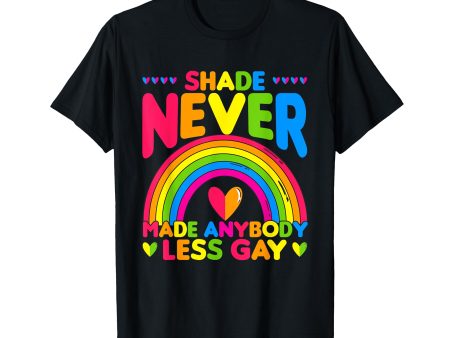 180g cotton round neck single side printed T-shirt, Groovy Shade never let anyone lose gay LGBTQ pride T-shirt, casual T-shirt for men and women, perfect T-shirt for holiday gift, Christmas gift, 2025 gift, New Year gift Online