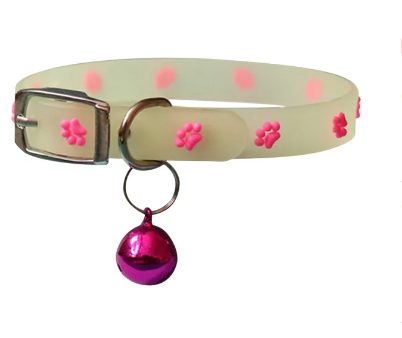 Collar que brilla en la oscuridad para perros chico Online now