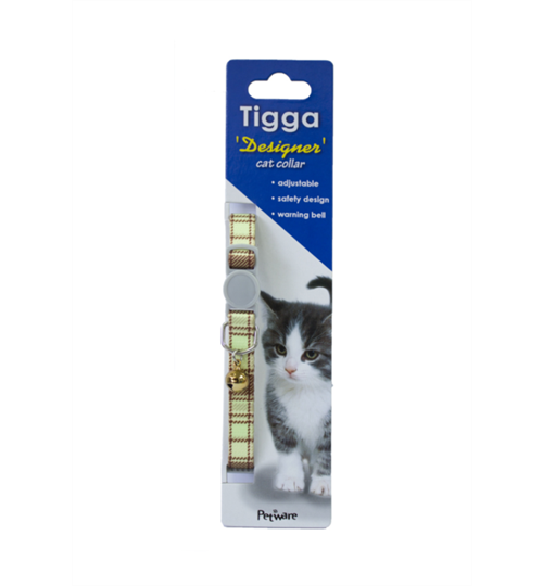 TIGGA TEXTILE CAT COLLAR For Discount