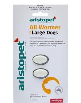 ARISTOPET ALL WORMER LARGE DOGS For Discount