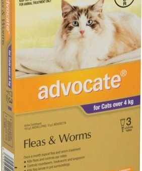 Advocate Flea Treatment For Cats Over 4kg on Sale