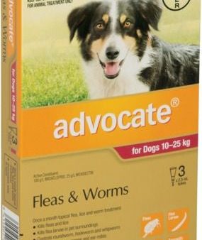 Advocate Flea Treatment For Dogs 10-25kg - 3 Pack Online Sale