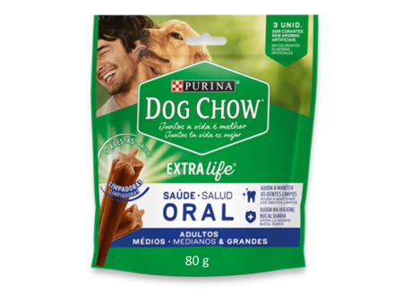 Dog Chow Salud Oral Medianos Grandes - 80 Gr Online