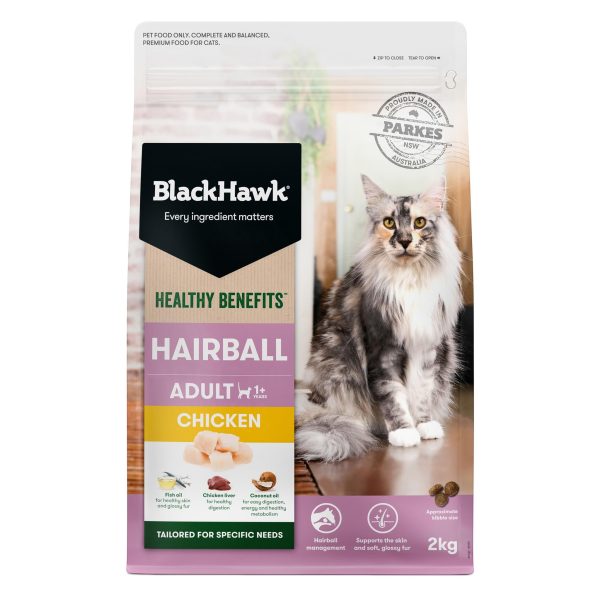 BLACK HAWK HEALTHY BENEFITS CAT HAIRBALL CHICKEN Fashion